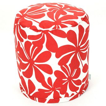 Majestic Home Goods Plantation Indoor Outdoor Small Pouf