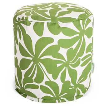 Majestic Home Goods Plantation Indoor Outdoor Small Pouf
