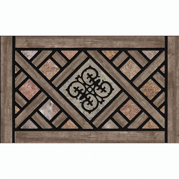 Apache Mills, Inc. Masterpiece 2-ft x 3-ft Rectangular Outdoor Door Mat