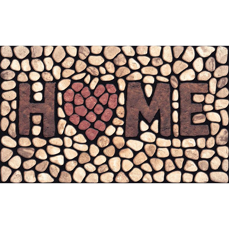 Apache Mills Masterpiece Home Stone Doormat - 18 x 30, Beig/Green,