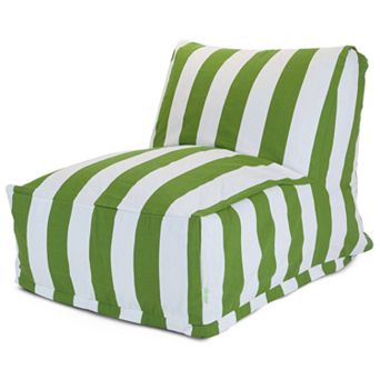 Majestic Home Goods Striped Indoor Outdoor Beanbag Chair Lounger