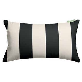 Majestic Home Goods Striped Indoor Outdoor Small Decorative Pillow