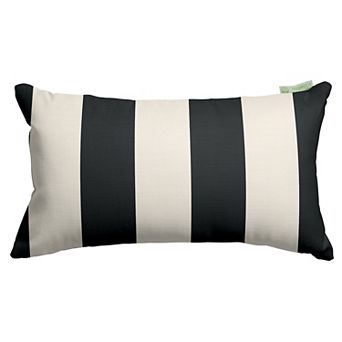 Majestic Home Goods Striped Indoor Outdoor Small Decorative Pillow