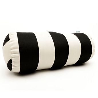Majestic Home Goods Striped Indoor Outdoor Decorative Bolster Pillow