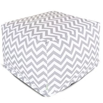 Majestic Home Goods Chevron Indoor Outdoor Large Ottoman