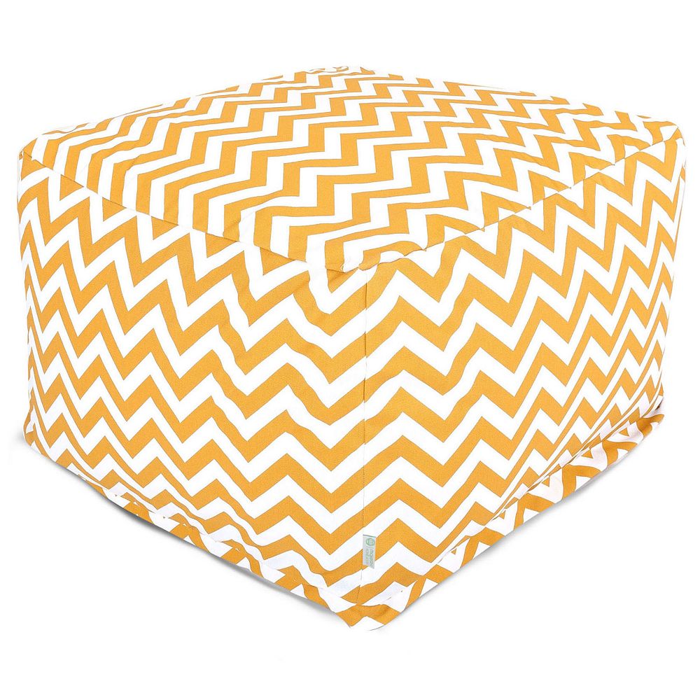 Majestic Home Goods Chevron Indoor Outdoor Large Ottoman