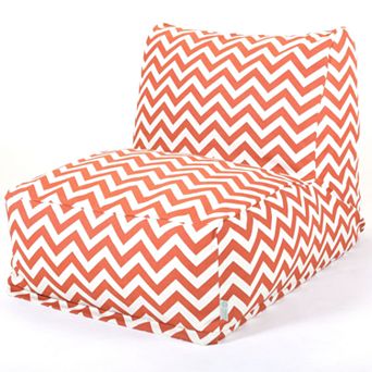 Majestic Home Goods Chevron Indoor Outdoor Beanbag Chair Lounger