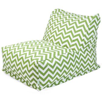 Majestic Home Goods Chevron Indoor Outdoor Beanbag Chair Lounger