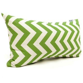 Majestic Home Goods Chevron Indoor Outdoor Small Decorative Pillow
