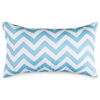 Majestic Home Goods Chevron Indoor Outdoor Small Decorative Pillow
