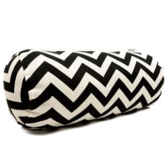 Majestic Home Goods Chevron Indoor Outdoor Bolster Pillow