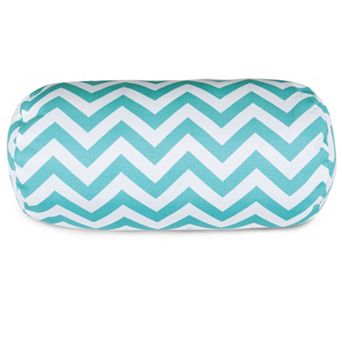 Majestic Home Goods Chevron Indoor Outdoor Bolster Pillow