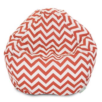 Majestic Home Goods Chevron Indoor Outdoor Small Beanbag Chair