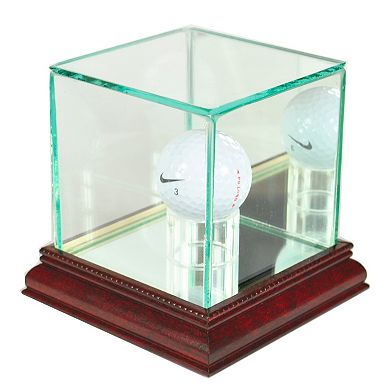 Perfect Cases Golf Ball Display Case - Cherry Finish