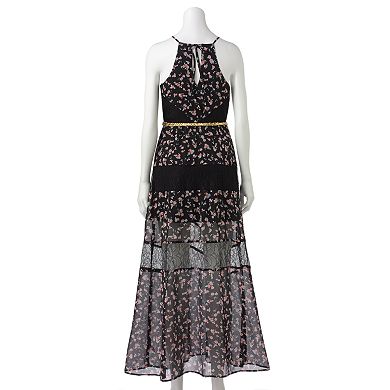 Juniors' Candie's® Lace Maxi Dress