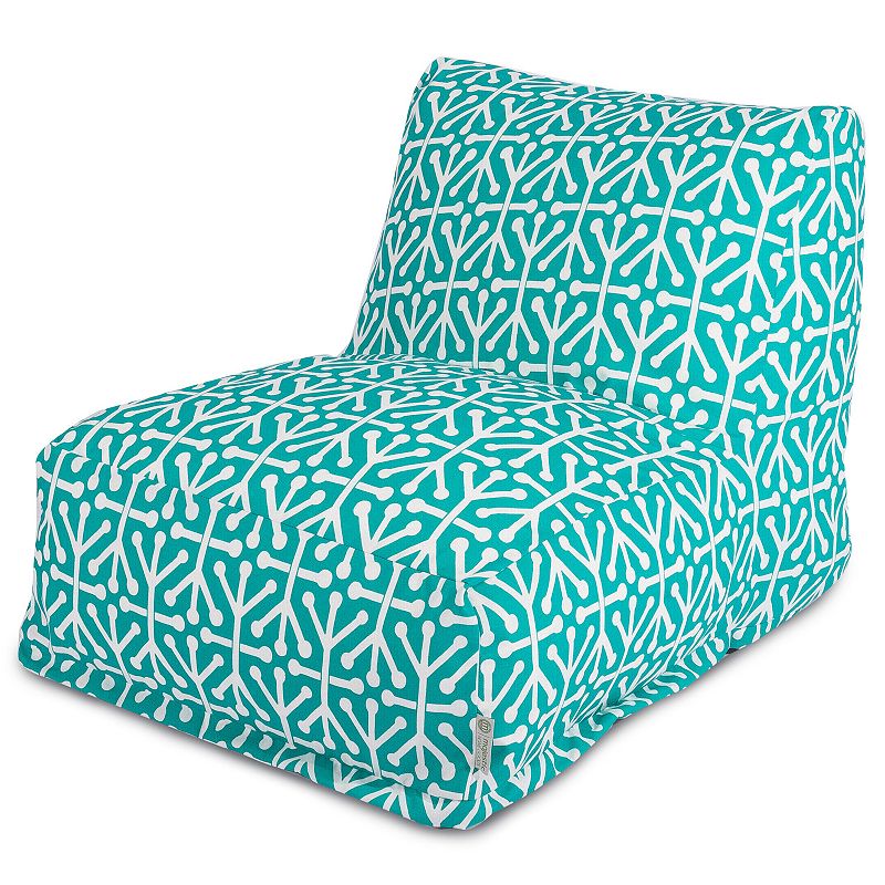 Majestic Home Goods Aruba Indoor Outdoor Beanbag Chair Lounger, Green