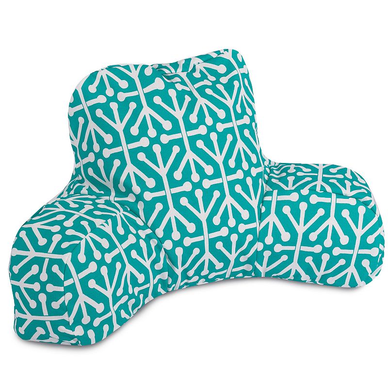 Majestic Home Goods Aruba Indoor Outdoor Reading Pillow, Green