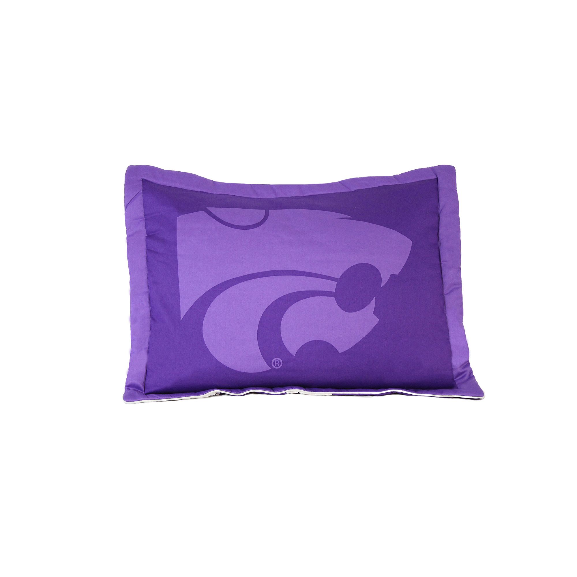 College Covers Kansas State Wildcats Printed Pillow Sham, Team