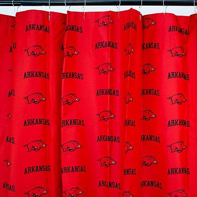 College Covers Arkansas Razorbacks Printed Shower Curtain Cover