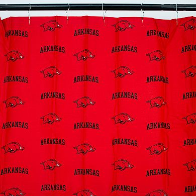 College Covers Arkansas Razorbacks Printed Shower Curtain Cover