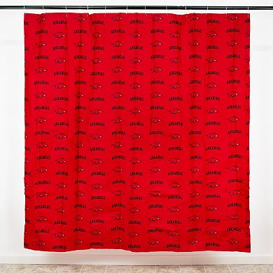 College Covers Arkansas Razorbacks Printed Shower Curtain Cover