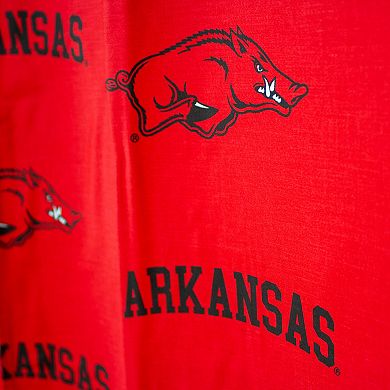 College Covers Arkansas Razorbacks Printed Shower Curtain Cover