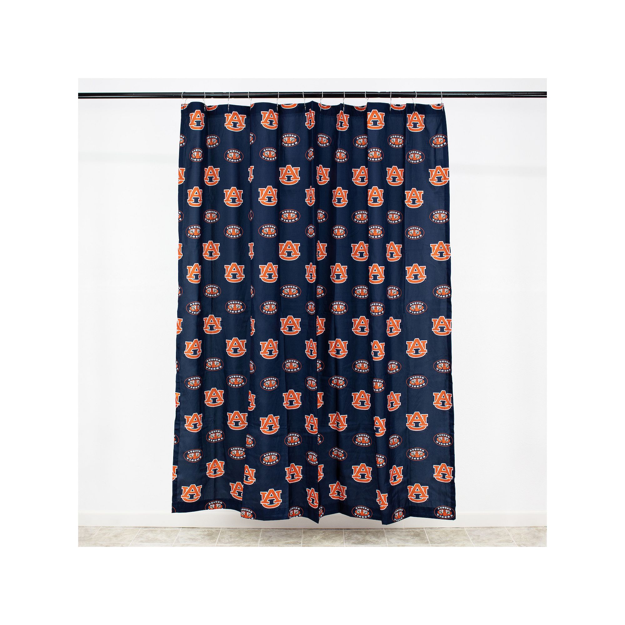 College Covers Auburn Tigers Printed Shower Curtain Cover, Team