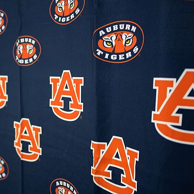 College Covers Auburn Tigers Printed Shower Curtain Cover