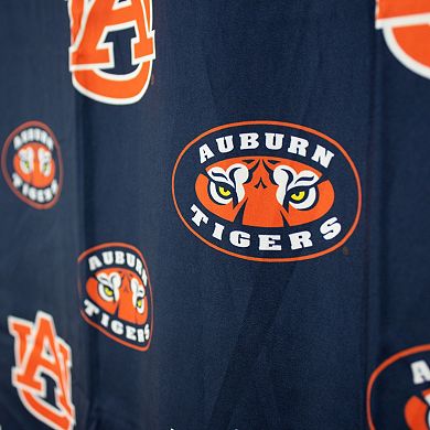College Covers Auburn Tigers Printed Shower Curtain Cover