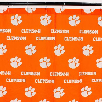 College Covers Clemson Tigers Printed Shower Curtain Cover