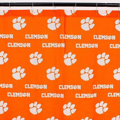 College Covers Clemson Tigers Printed Shower Curtain Cover