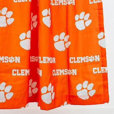 College Covers Clemson Tigers Printed Shower Curtain Cover
