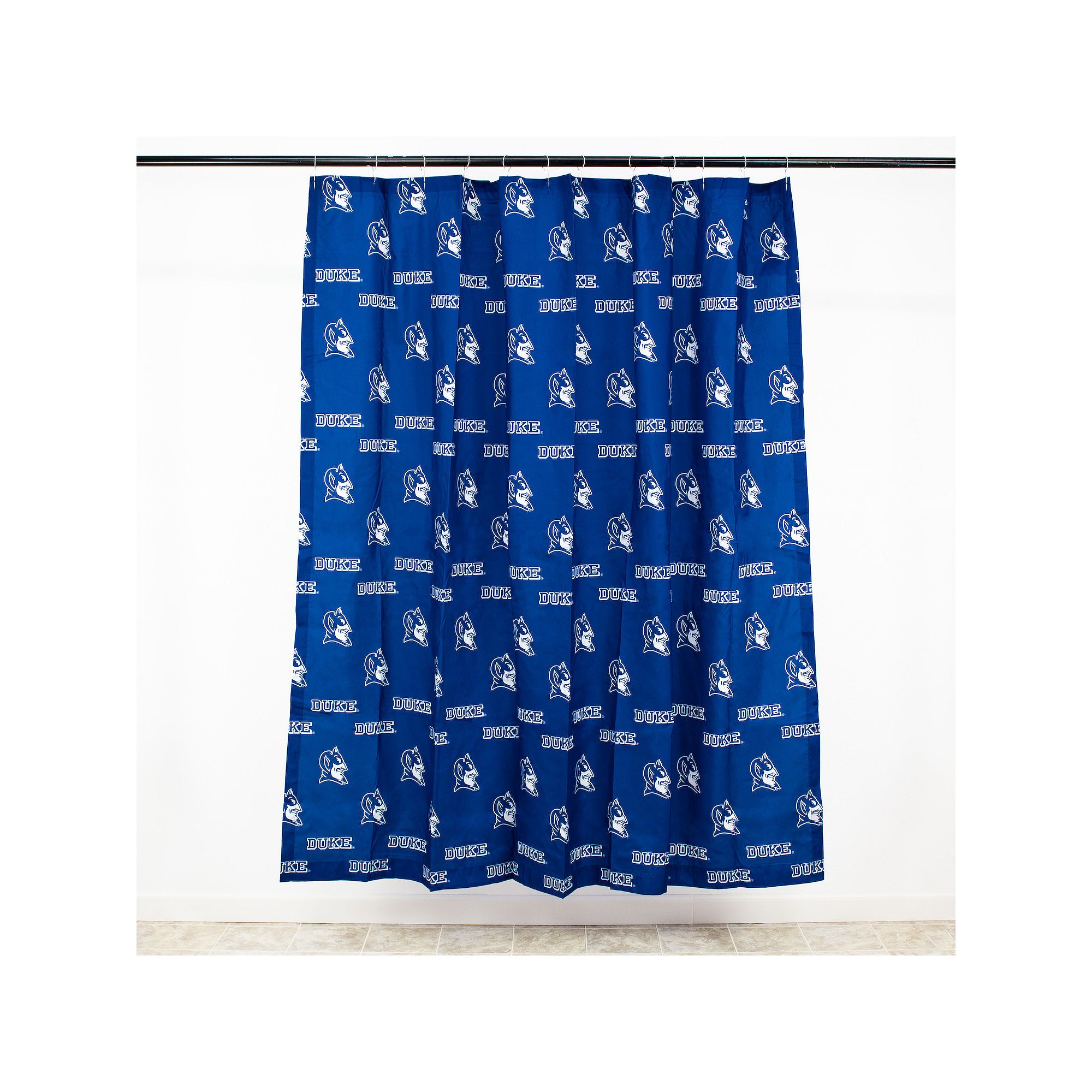 College Covers Duke Blue Devils Printed Shower Curtain Cover, Team