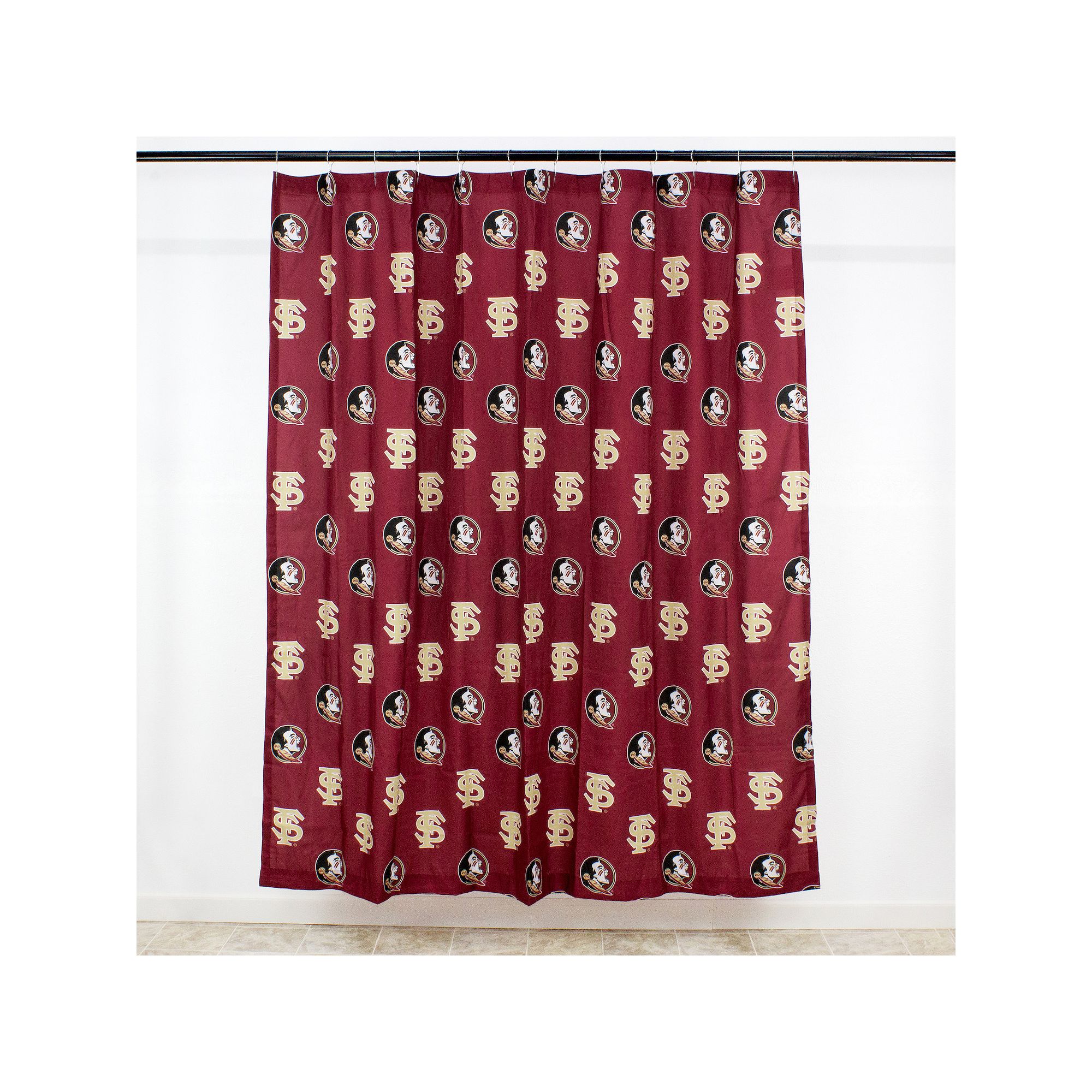College Covers Florida State Seminoles Printed Shower Curtain Cover, Team