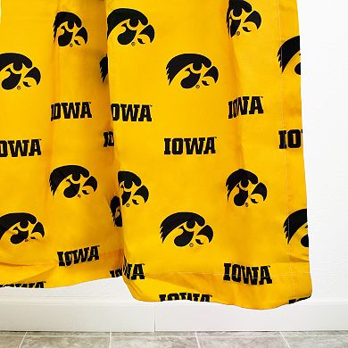 College Covers Iowa Hawkeyes Printed Shower Curtain Cover