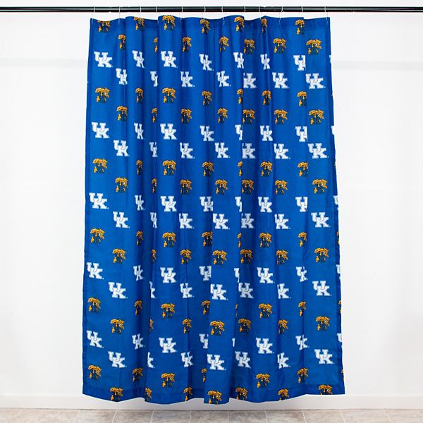College Covers Kentucky Wildcats Printed Shower Curtain Cover