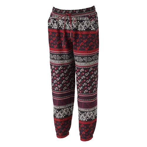 juniors mudd printed joggers