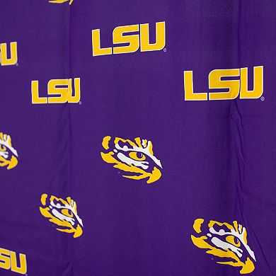 College Covers LSU Tigers Printed Shower Curtain Cover