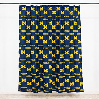 College Covers Michigan Wolverines Printed Shower Curtain Cover