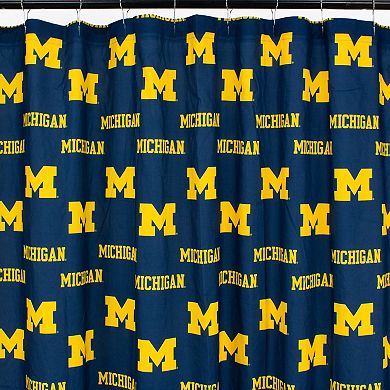 College Covers Michigan Wolverines Printed Shower Curtain Cover