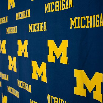 College Covers Michigan Wolverines Printed Shower Curtain Cover