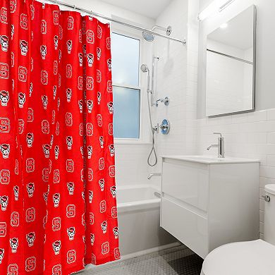 College Covers North Carolina State Wolfpack Printed Shower Curtain Cover