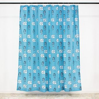 College Covers North Carolina Tar Heels Printed Shower Curtain Cover
