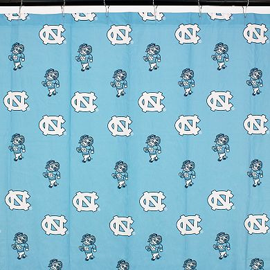 College Covers North Carolina Tar Heels Printed Shower Curtain Cover
