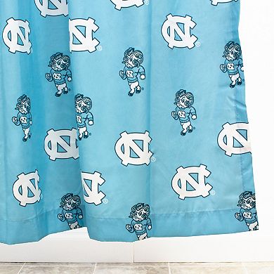 College Covers North Carolina Tar Heels Printed Shower Curtain Cover
