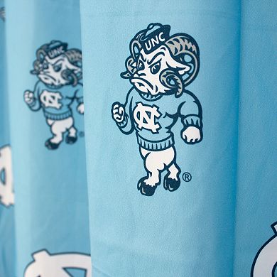 College Covers North Carolina Tar Heels Printed Shower Curtain Cover