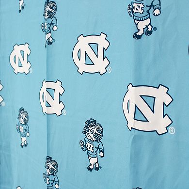 College Covers North Carolina Tar Heels Printed Shower Curtain Cover