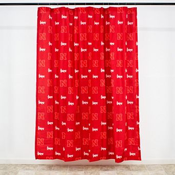 College Covers Nebraska Cornhuskers Printed Shower Curtain Cover
