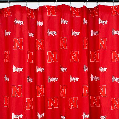 College Covers Nebraska Cornhuskers Printed Shower Curtain Cover