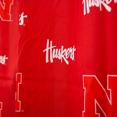 College Covers Nebraska Cornhuskers Printed Shower Curtain Cover